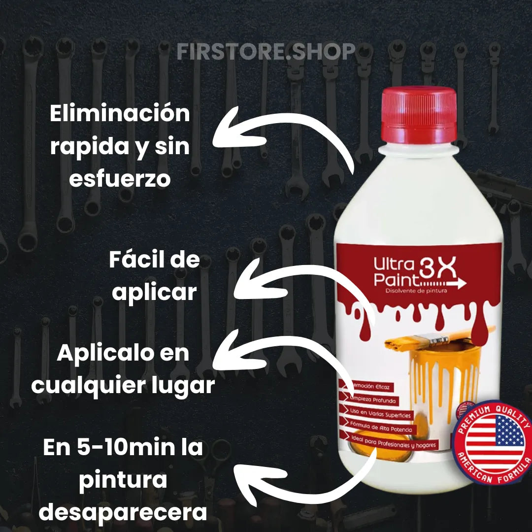 Removedor de pintura Importado USA fuerte y efectivo sin dañar 315Ml 🛻