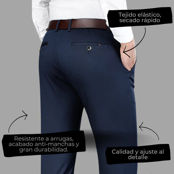 Pantalones elásticos importados; resistentes a las arrugas y al agua 👖💦