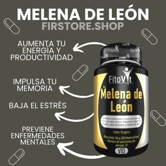 Suplemento natural Melena de león + Guía Completa de Salud Cognitiva y Bienestar 🎁🧠