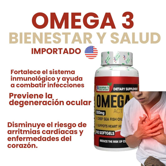 OMEGA 3 IMPORTADO - Protege tu Corazón y Bienestar 🫀✅