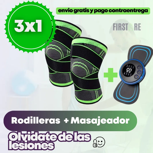 3X1 Rodilleras+Masajeador ® = Adiós dolor 💥